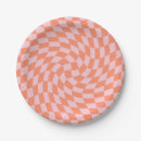 Search for peach plates Retro