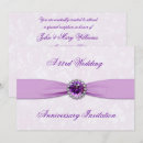 Search for 33rd anniversary invitations Amethyst
