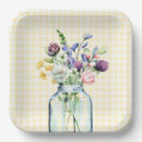 Search for rustic bridal shower plates Yellow