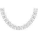 Search for elegant bunting flags Couple