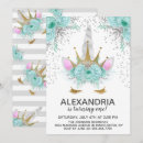 Search for mint and silver baby shower invitations Glitter