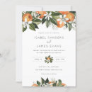Search for orange blossom wedding invitations Watercolor