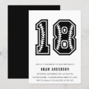 Search for black and white 18th birthday invitations Trendy