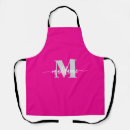 Search for pink and silver aprons Elegant