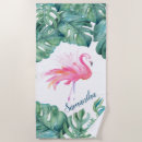Search for pink flamingo beach towels Cute