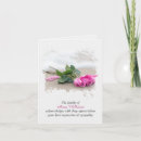 Search for pink roses memorial cards White