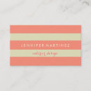 Search for coral business cards Elegant