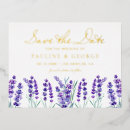 Search for lavender save the date postcards Botanical