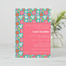 Search for flower bar bat mitzvah invitations Unique