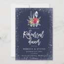 Search for holiday rehearsal dinner invitations Winter
