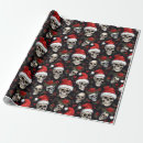 Search for gothic christmas wrapping paper spooky
