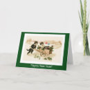 Search for vintage cat new years cards Happy new year