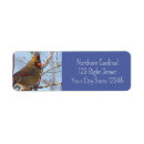 Search for cardinals return address labels Northern cardinal