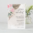 Search for tropical flowers invitations Leaves