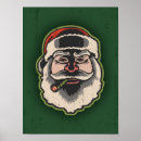 Search for cartoon santa christmas art Retro
