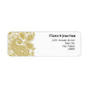 Search for indian wedding return address labels Paisley