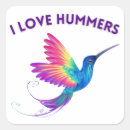 Search for love flying stickers Hummingbird