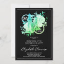 Search for blue and green birthday invitations Unique