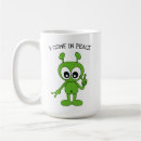 Search for ufo alien mugs Peace