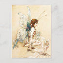 Search for winged fairy postcards Vintage