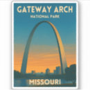 Search for missouri travel stickers Gateway to the west