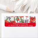 Search for poppies return address labels Blooms