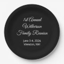 Search for family reunion party supplies Black and white