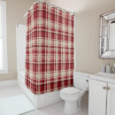 Search for christmas plaid shower curtains Red