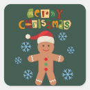 Search for cute gingerbread man stickers Winter