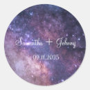 Search for universe wedding stickers Nebula