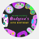 Search for gamers birthday stickers Kids