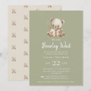 Search for green bear invitations Sage