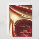 Search for ruby red and gold invitations Modern