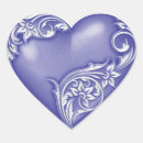 Search for purple blue wedding stickers Heart