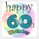 Search for happy 60th birthday stickers Sixty