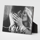 Search for wedding engagement plaques I love you