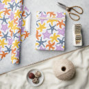 Search for starfish wrapping paper Coral