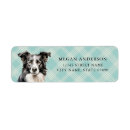 Search for herd dog return address labels Blue