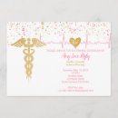 Search for nurse pinning ceremony graduation invitations Gold