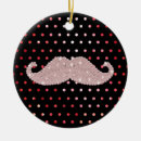 Search for mustache christmas tree decorations For her