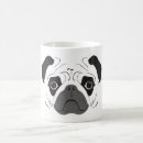 Search for pug silhouette mugs Animal