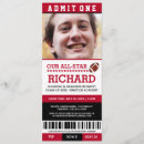 Search for athlete graduation invitations Red