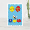 Search for bee vertical cards Flower