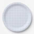 Search for blue gingham plates Preppy