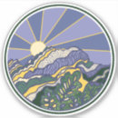 Search for mountain sunrise stickers Camping