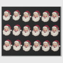 Search for black santa claus wrapping paper Festive