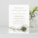 Search for peacock feather wedding invitations Vintage