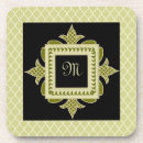 Search for fleur de lis coasters Green