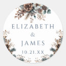 Search for pinecone wedding stickers Autumn