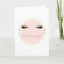 Search for eyelashes cards Pink